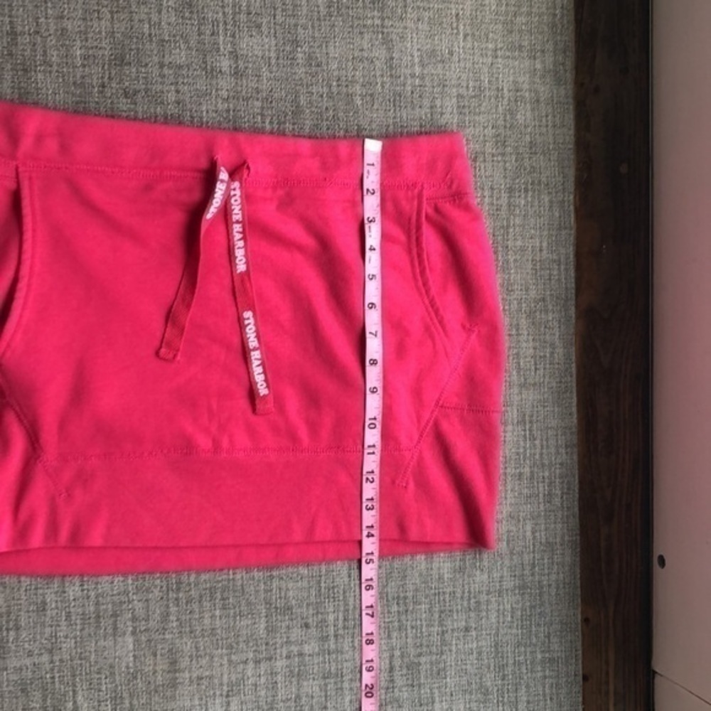 Stone Harbor pink drawstring drawstring cotton bl… - image 5